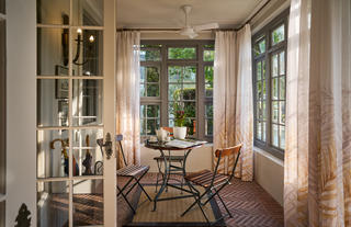 Terroir Cottage enclosed balcony 