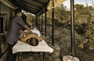 Massage outside your private deck