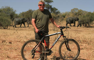 Game viewing on mountain bikes