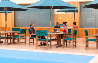 Poolside relaxation at Distinction Hamilton Hotel