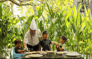 Kids Pizza Making Lunch