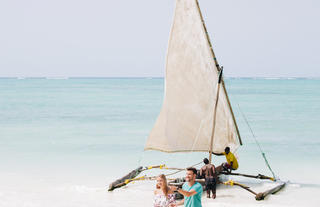 Traditional Ngalawa boat