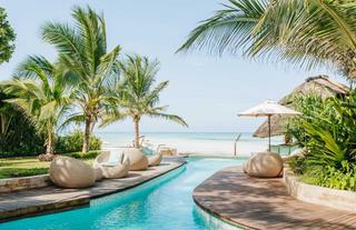 Pools and beach