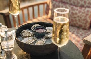 Oysters on The Silo Rooftop