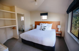 Two bed chalet bedroom