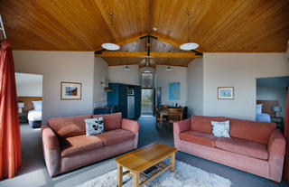 Two bed chalet lounge