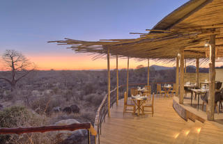 Jabali Ridge - Dining Room Overlooking the Baobab Forest