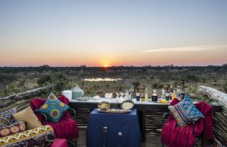 Skybeds in Khwai Private Reserve, Northern Botswana 