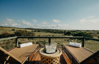 Hlosi Game Lodge - Safari Tent Deck