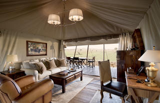 Luxury Family Tent Sitting Area