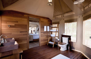 Luxury Tent En-suite Bathroom