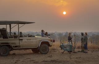 Sundowners on  Game Drive