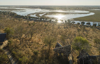 Aerial View of Flood Plains from Muchenje