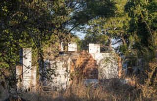 The old Big Lagoon Camp ruins