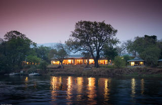 Baines' from the river