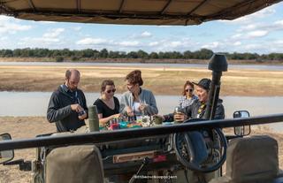 Sundowners on a Game Drive