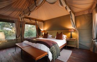 Standard tent bedroom