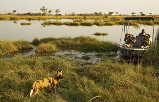 Boating is a Seasonal Activity at Selinda Camp