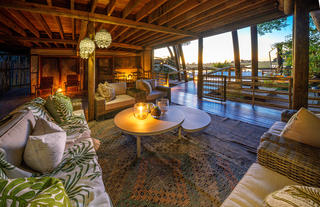 Jacana Camp Downstairs Lounge