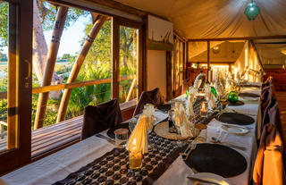 Jacana Camp Dining