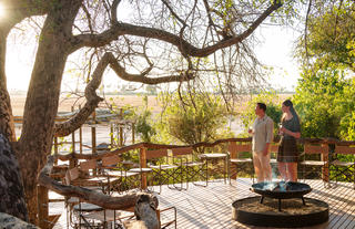 Tubu Tree Camp Fireplace