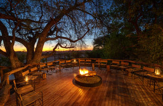 Tubu Tree Camp Fireplace