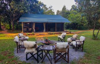 Lounge Tent - Exterior View