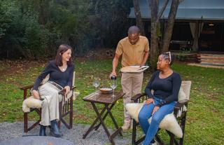Fireplace - Outdoor Wine Service