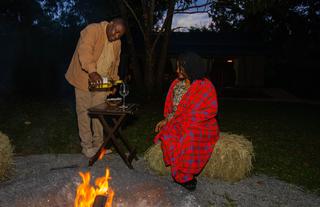 Fireplace - Outdoor Nighttime