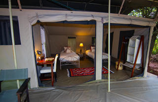 Twin Tent - Veranda View