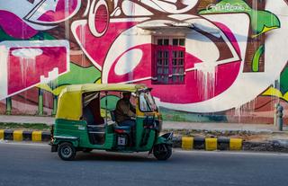 Tuk tuk in Delhi