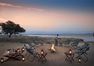 Sundowners by the Zambezi River