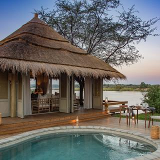 Mpala Jena Swimming Pool overlooking the Zambezi River