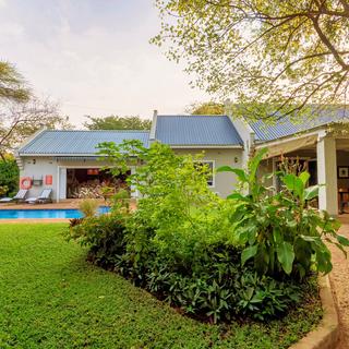 Phezulu is set in a vibrant and lush garden ensuring relaxation and privacy for all guests.