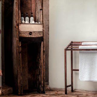 Detail image of outdoor shower