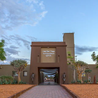 Eingang der Sossusvlei Lodge