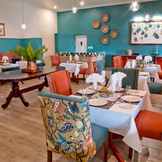 Our elegant indoor dining area - the perfect spot to enjoy a quiet meal.