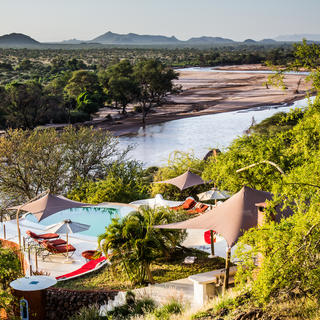 Sasaab is beautifully set overlooking the Ewaso Nyiro River