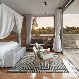 The Starbed Treehouse Suite bedroom and deck