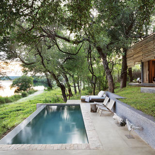 River House Pool Zambezi Sunrise