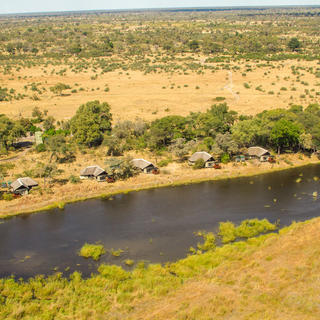 Lagoon aerial view