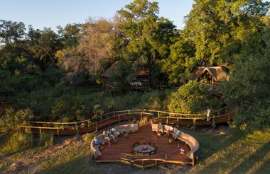 Camp Moremi Aerial View