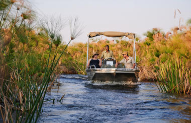 Motorboat Safaris | Xugana Island Lodge