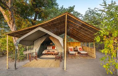 Nkonzi Camp, tent exterior