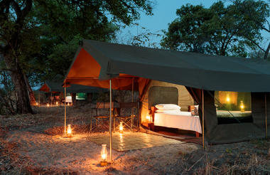 Safari tents, Nkonzi Camp