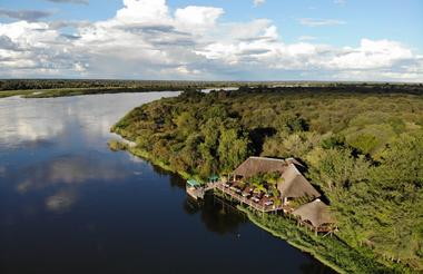 Nunda River Lodge aerial shot