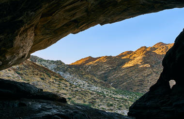 Gamsberg from the Bushman cave