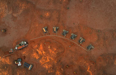 Dune Camp from Above