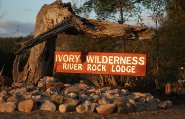 Lodge entrance. 