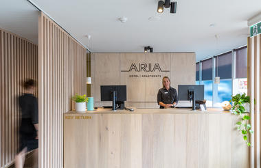 Reception at Aria